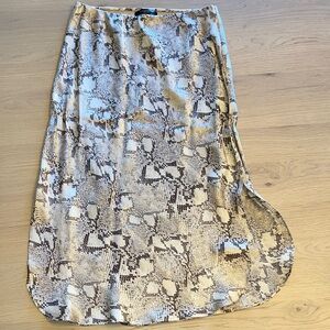 Banana Republic Silk Snake Print Slip Skirt (matching cami available)